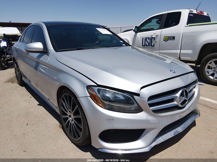 2015 Mercedes-benz C-klasse VIN 55SWF4JB5FU079187 IAAI salvage auction — WATER/FLOOD, Salvage Title, sold $3,250 on 2026-07-22 (photo 6)