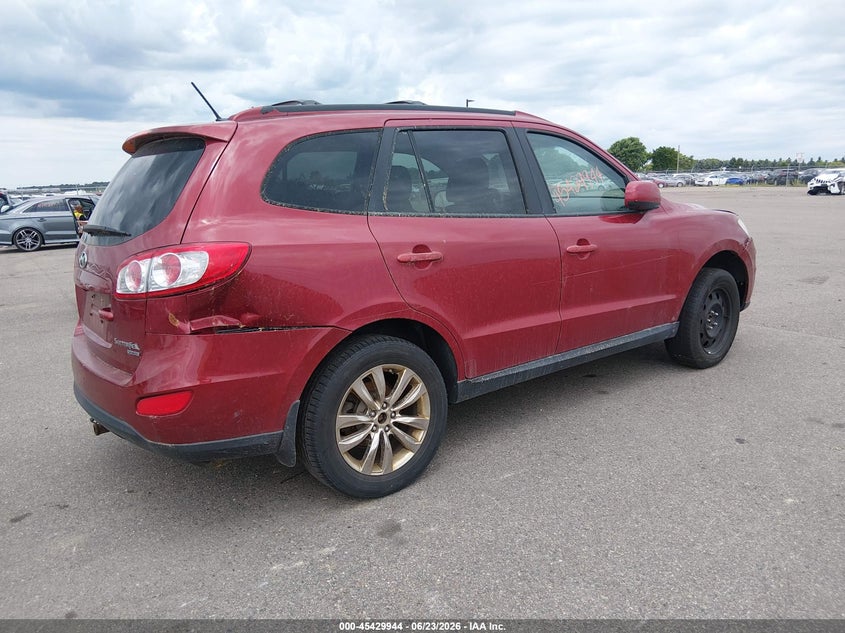 2011 Hyundai Santa fe VIN 5XYZHDAG2BG011596 IAAI salvage auction — FRONT END, Clear (Minnesota), sold $625 on 2026-07-06 (photo 4)