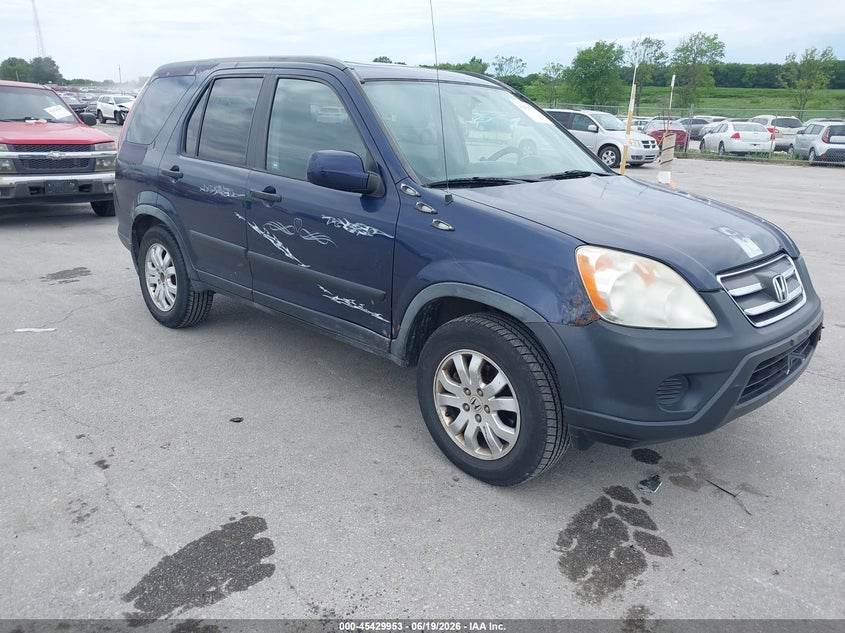 2006 Honda Cr-v VIN JHLRD78806C053497 IAAI salvage auction — HAIL, Regular Certificate (Iowa), sold $1,150 on 2026-07-21 (photo 1)