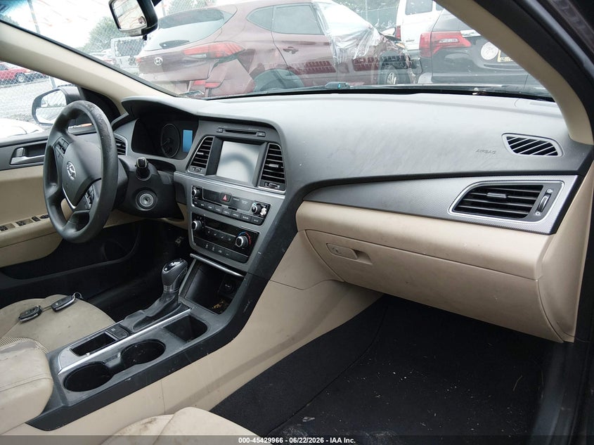 2016 Hyundai Sonata VIN 5NPE24AF1GH339941 IAAI salvage auction — NORMAL WEAR, Original (Kentucky), sold $1,525 on 2026-08-03 (photo 5)
