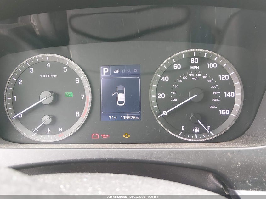 2016 Hyundai Sonata VIN 5NPE24AF1GH339941 IAAI salvage auction — NORMAL WEAR, Original (Kentucky), sold $1,525 on 2026-08-03 (photo 7)