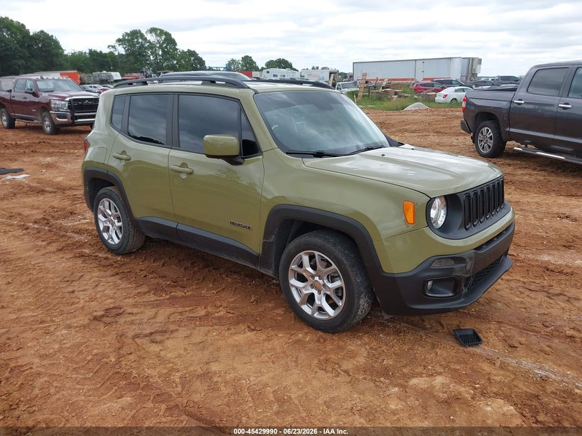 2015 Jeep Renegade VIN ZACCJABT2FPB82651 IAAI salvage auction — HAIL, Clear (Missouri), sold $2,350 on 2026-08-17 (photo 1)