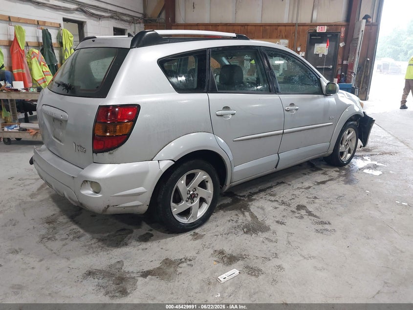 2005 Pontiac Vibe VIN 5Y2SL63895Z420878 IAAI salvage auction — FRONT & REAR, Mv-907A (New York), sold $325 on 2026-07-22 (photo 4)