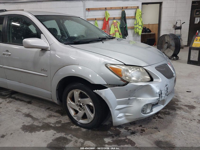 2005 Pontiac Vibe VIN 5Y2SL63895Z420878 IAAI salvage auction — FRONT & REAR, Mv-907A (New York), sold $325 on 2026-07-22 (photo 6)