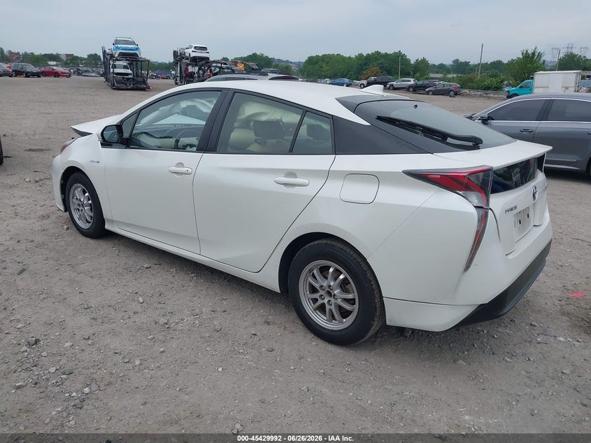 2016 Toyota Prius VIN JTDKARFU9G3511820 IAAI salvage auction — FRONT END, Salvage (Pennsylvania), sold $3,600 on 2026-07-10 (photo 3)