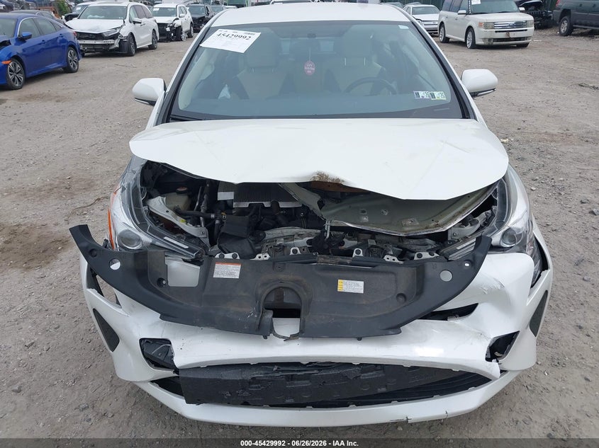 2016 Toyota Prius VIN JTDKARFU9G3511820 IAAI salvage auction — FRONT END, Salvage (Pennsylvania), sold $3,600 on 2026-07-10 (photo 6)