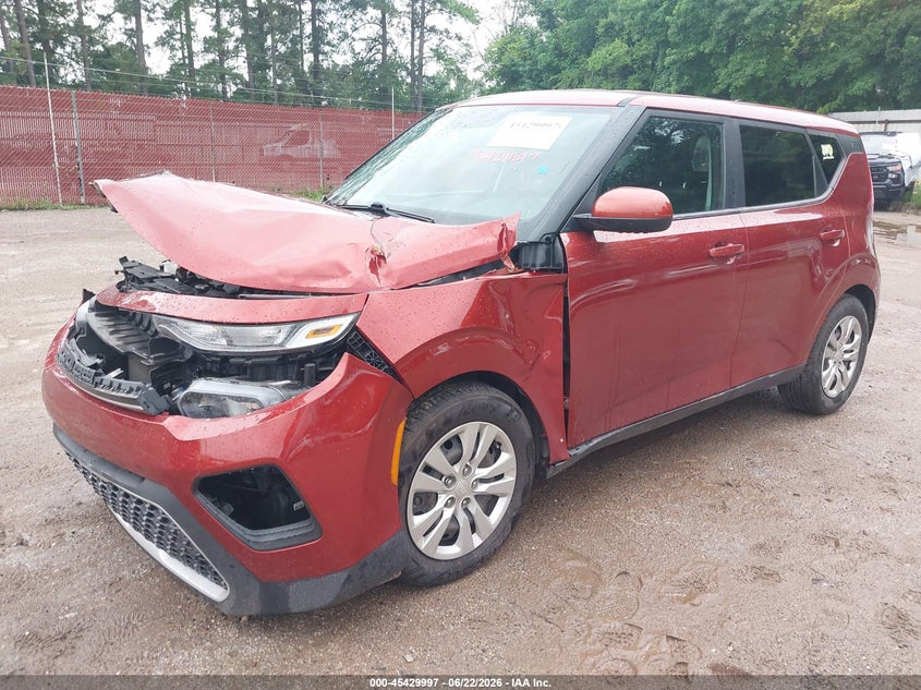 2020 Kia Soul VIN KNDJ23AUXL7079528 IAAI salvage auction — FRONT END, Salvage (Louisiana), sold $1,450 on 2026-08-01 (photo 2)