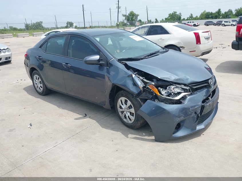 2014 Toyota Corolla VIN 5YFBURHE9EP149229 IAAI salvage auction — FRONT END, Salvage (Texas), sold $2,650 on 2026-07-10 (photo 1)