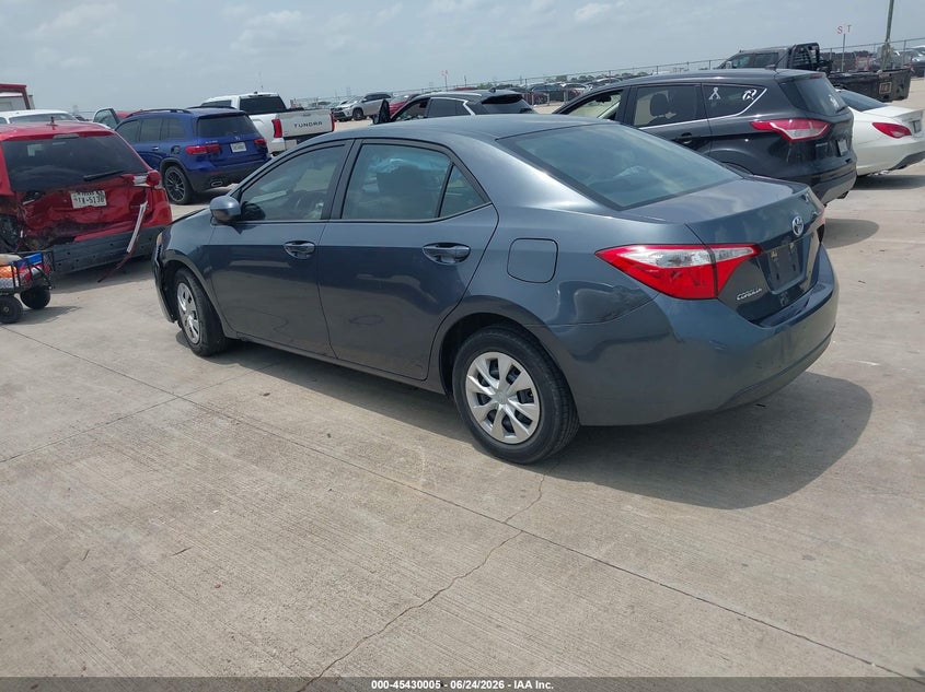 2014 Toyota Corolla VIN 5YFBURHE9EP149229 IAAI salvage auction — FRONT END, Salvage (Texas), sold $2,650 on 2026-07-10 (photo 3)