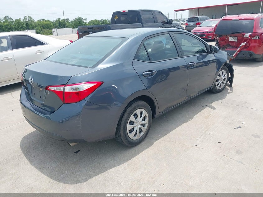 2014 Toyota Corolla VIN 5YFBURHE9EP149229 IAAI salvage auction — FRONT END, Salvage (Texas), sold $2,650 on 2026-07-10 (photo 4)