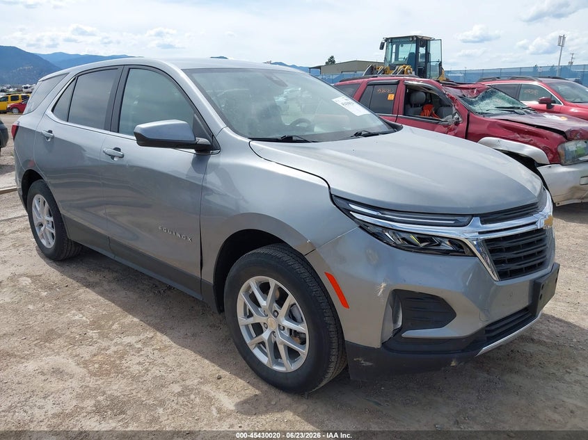 2024 Chevrolet Equinox VIN 3GNAXUEG8RL353834 IAAI salvage auction — LEFT FRONT, Enterprise Vehicles Clear Only (Montana), sold $13,700 on 2026-07-09 (photo 1)