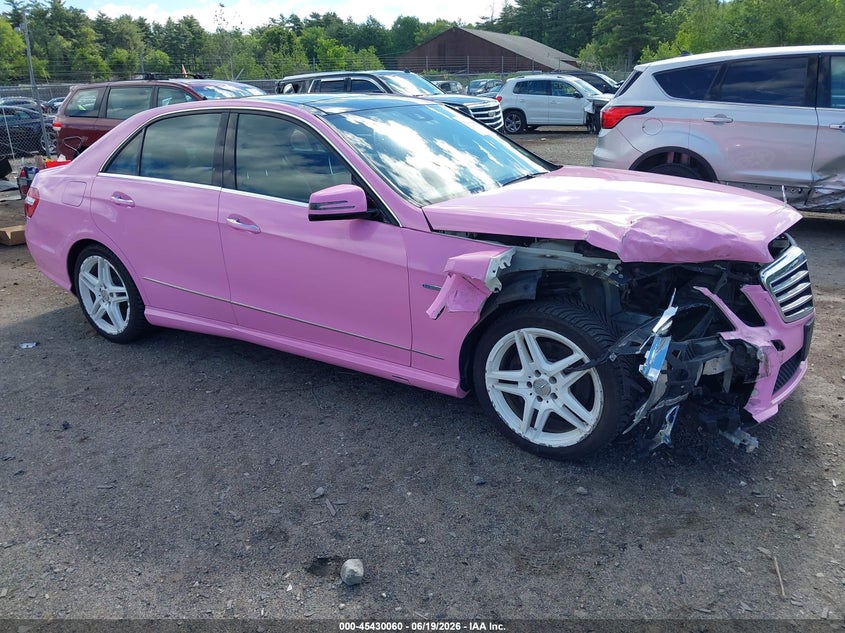 2012 Mercedes-benz E-klasse VIN WDDHF8JB3CA628820 IAAI salvage auction — RIGHT FRONT, Salvage (Massachusetts), sold $925 on 2026-07-24 (photo 1)