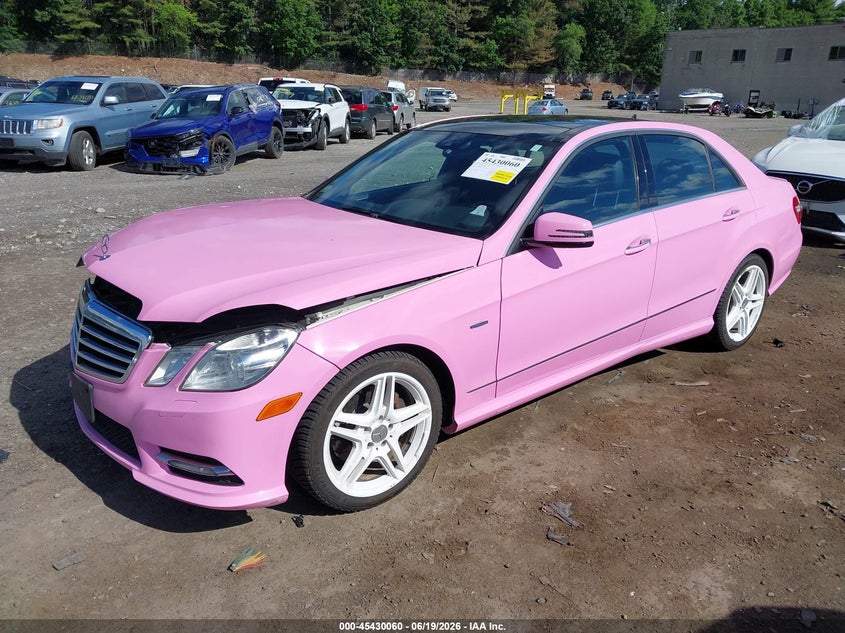 2012 Mercedes-benz E-klasse VIN WDDHF8JB3CA628820 IAAI salvage auction — RIGHT FRONT, Salvage (Massachusetts), sold $925 on 2026-07-24 (photo 2)