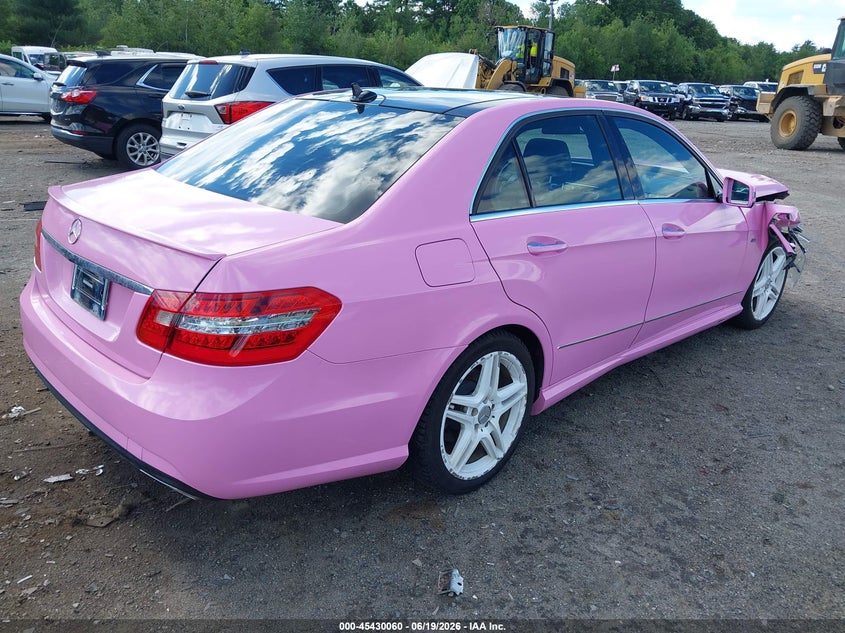 2012 Mercedes-benz E-klasse VIN WDDHF8JB3CA628820 IAAI salvage auction — RIGHT FRONT, Salvage (Massachusetts), sold $925 on 2026-07-24 (photo 4)