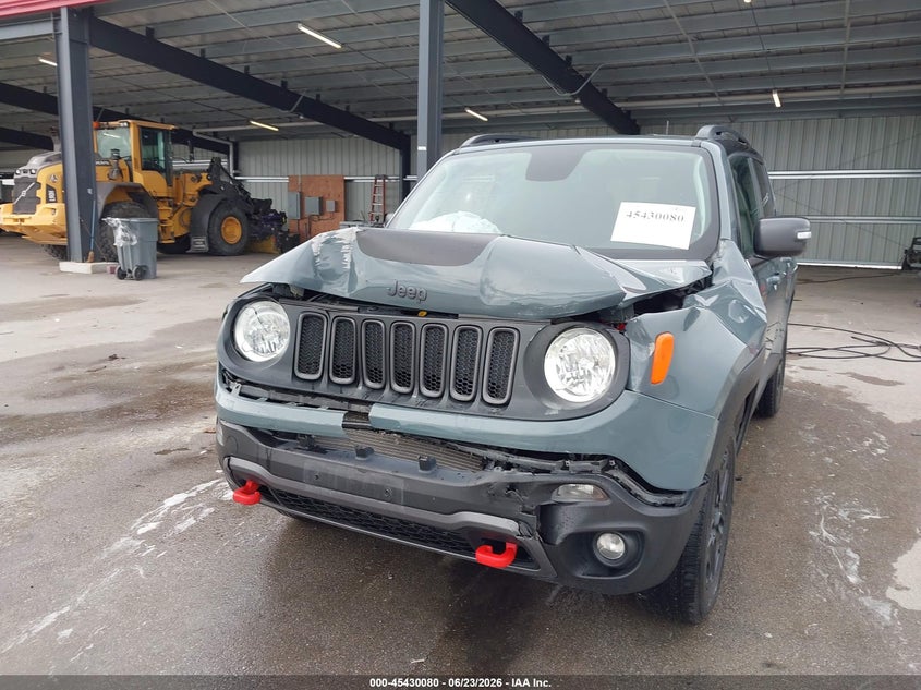 2018 Jeep Renegade VIN ZACCJBCB2JPH00987 IAAI salvage auction — FRONT END, Salvage (Nebraska), sold $25 on 2026-07-23 (photo 6)