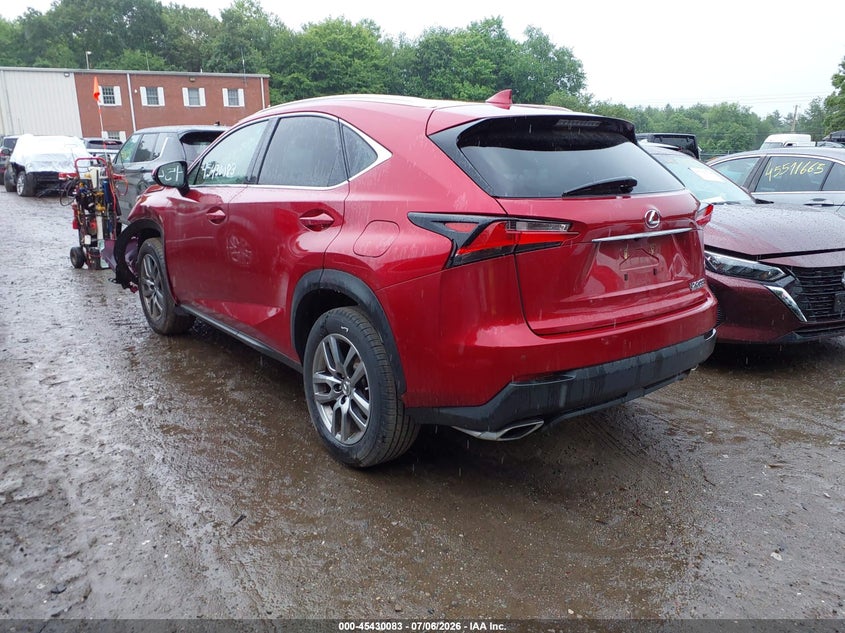 2015 Lexus Nx VIN JTJBARBZ4F2029209 IAAI salvage auction — LEFT FRONT, Clear (Massachusetts), sold $3,450 on 2026-07-21 (photo 3)