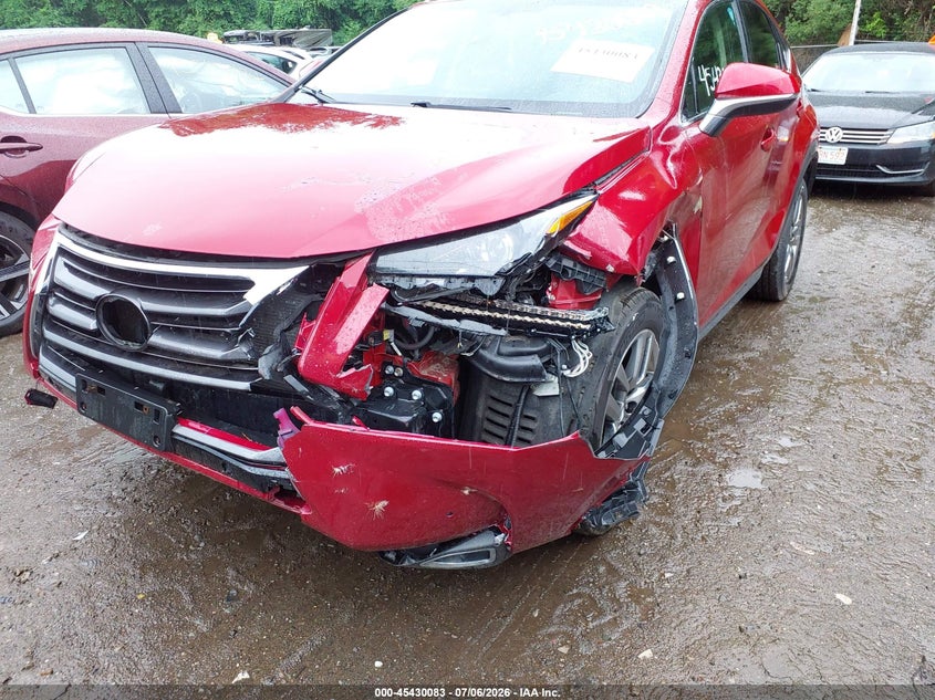 2015 Lexus Nx VIN JTJBARBZ4F2029209 IAAI salvage auction — LEFT FRONT, Clear (Massachusetts), sold $3,450 on 2026-07-21 (photo 6)