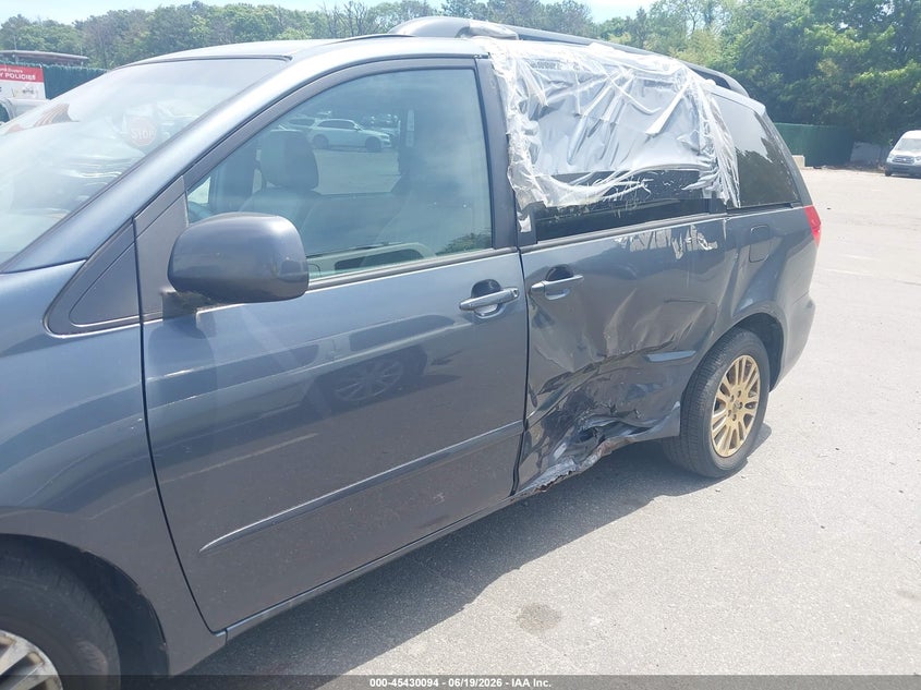 2010 Toyota Sienna VIN 5TDYK4CC7AS337726 IAAI salvage auction — SIDE, Clear (New Jersey), sold $1,400 on 2026-07-28 (photo 6)