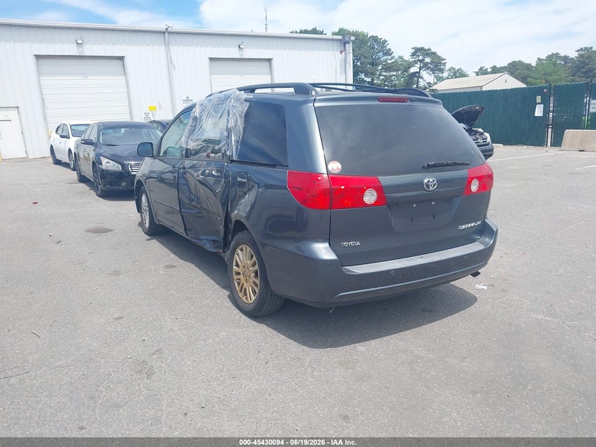 2010 Toyota Sienna VIN 5TDYK4CC7AS337726 IAAI salvage auction — SIDE, Clear (New Jersey), sold $1,400 on 2026-07-28 (photo 3)