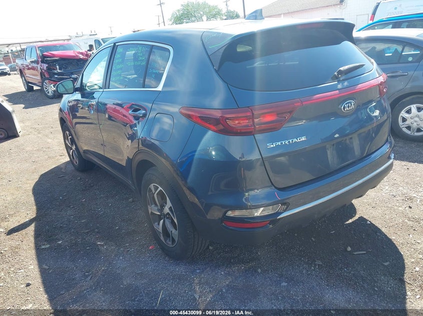 2020 Kia Sportage VIN KNDPMCACXL7706482 IAAI salvage auction — THEFT, Mv-907A (New York), sold $4,600 on 2026-07-08 (photo 3)