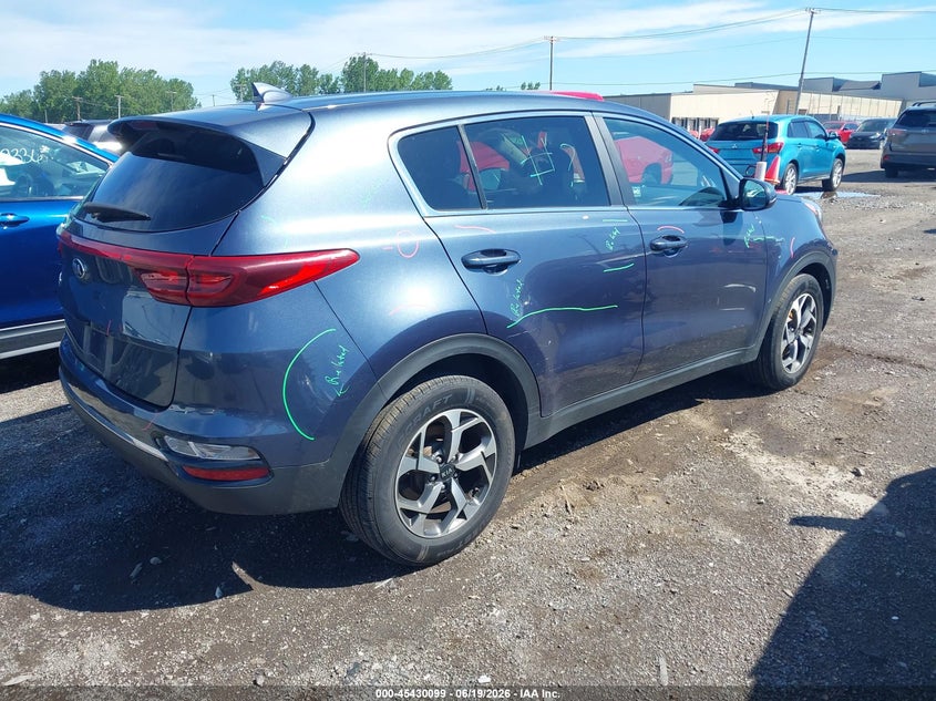 2020 Kia Sportage VIN KNDPMCACXL7706482 IAAI salvage auction — THEFT, Mv-907A (New York), sold $4,600 on 2026-07-08 (photo 4)