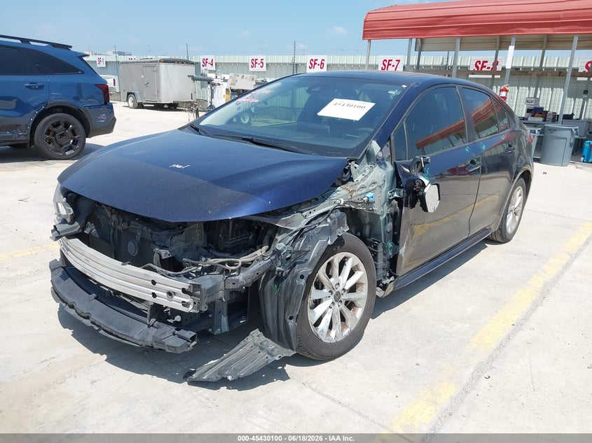 2020 Toyota Corolla VIN JTDHPRAEXLJ047290 IAAI salvage auction — SUSPENSION, Salvage (Texas), sold $4,800 on 2026-07-13 (photo 2)