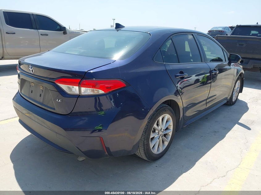 2020 Toyota Corolla VIN JTDHPRAEXLJ047290 IAAI salvage auction — SUSPENSION, Salvage (Texas), sold $4,800 on 2026-07-13 (photo 4)