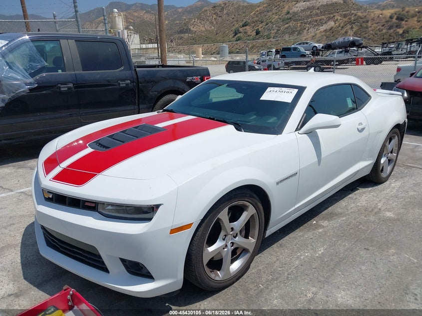 2015 Chevrolet Camaro VIN 2G1FJ1EW4F9223787 IAAI salvage auction — REAR END, Salvage Title, sold $8,500 on 2026-09-23 (photo 2)