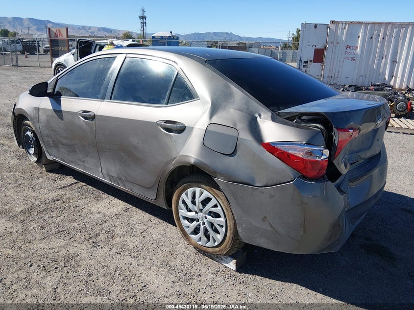 2017 Toyota Corolla VIN 5YFBURHEXHP732820 IAAI salvage auction — REAR END, Salvage (California), sold $2,550 on 2026-07-09 (photo 3)