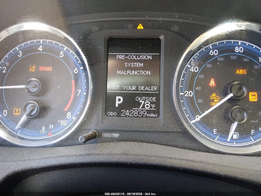 2017 Toyota Corolla VIN 5YFBURHEXHP732820 IAAI salvage auction — REAR END, Salvage (California), sold $2,550 on 2026-07-09 (photo 7)