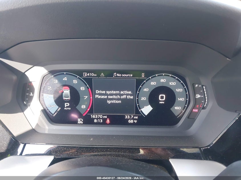 2023 Audi A3 VIN WAUGUDGY9PA139163 IAAI salvage auction — FRONT END, Salvage Title, sold $3,150 on 2026-07-29 (photo 7)