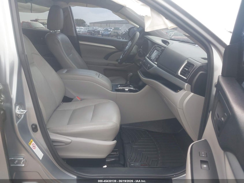 2015 Toyota Highlander VIN 5TDZKRFH8FS116507 IAAI salvage auction — FRONT END, Salvage (Alabama), sold $6,125 on 2026-07-14 (photo 5)