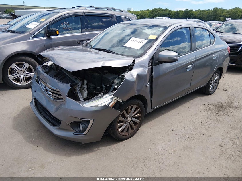 2017 Mitsubishi Mirage VIN ML32F4FJ6HH000468 IAAI salvage auction — FRONT END, Salvage (Ohio), sold $325 on 2026-07-14 (photo 2)