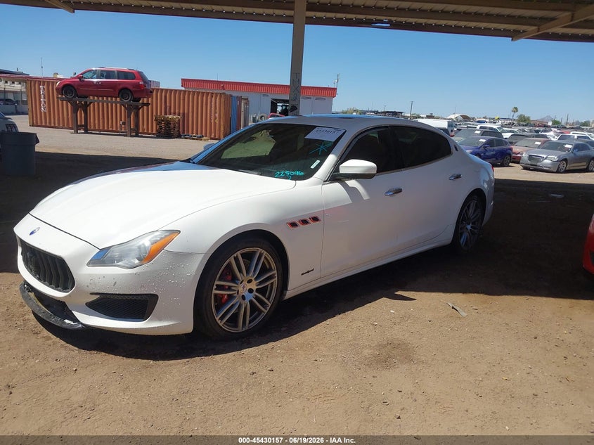 2017 Maserati Quattroporte VIN ZAM56RRS2H1225096 IAAI salvage auction — NORMAL WEAR, Clear (Arizona), sold $6,075 on 2026-07-14 (photo 2)