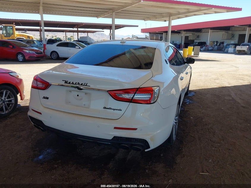 2017 Maserati Quattroporte VIN ZAM56RRS2H1225096 IAAI salvage auction — NORMAL WEAR, Clear (Arizona), sold $6,075 on 2026-07-14 (photo 4)