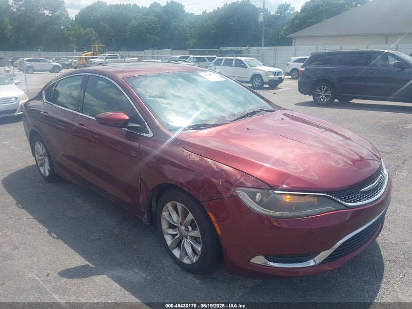 2015 Chrysler 200 VIN 1C3CCCAB5FN713773 IAAI salvage auction — REPOSSESSION, Nrc Lienholder Repossession Paperwork (Georgia), sold $425 on 2026-07-17 (photo 1)