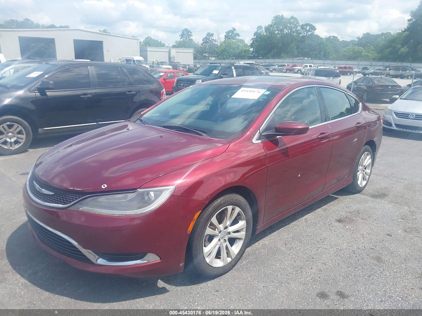 2015 Chrysler 200 VIN 1C3CCCAB5FN713773 IAAI salvage auction — REPOSSESSION, Nrc Lienholder Repossession Paperwork (Georgia), sold $425 on 2026-07-17 (photo 2)