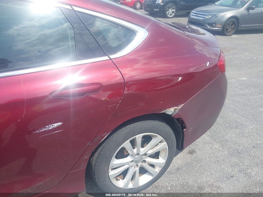 2015 Chrysler 200 VIN 1C3CCCAB5FN713773 IAAI salvage auction — REPOSSESSION, Nrc Lienholder Repossession Paperwork (Georgia), sold $425 on 2026-07-17 (photo 6)