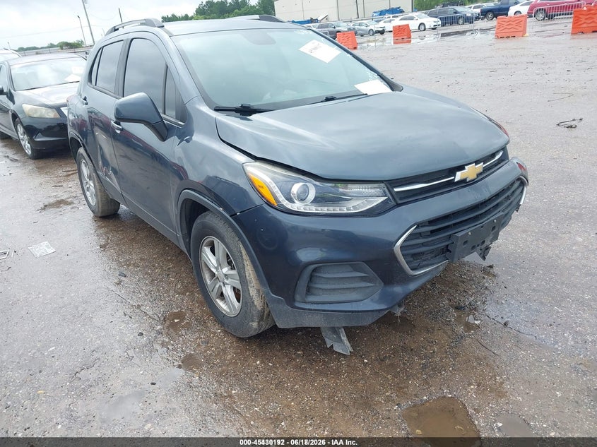 2021 Chevrolet Trax VIN KL7CJLSB6MB304676 IAAI salvage auction — FRONT END, Salvage Title, sold $25 on 2026-07-22 (photo 1)