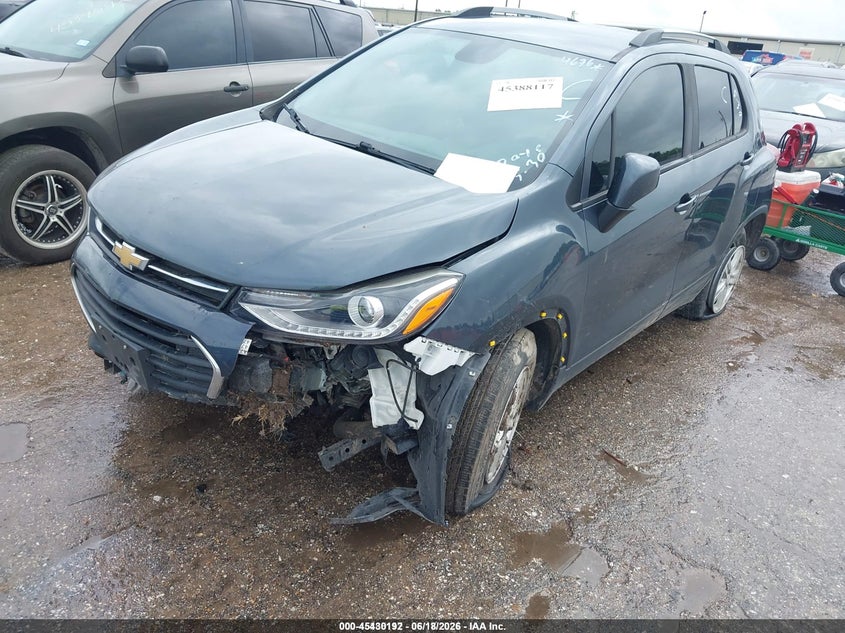 2021 Chevrolet Trax VIN KL7CJLSB6MB304676 IAAI salvage auction — FRONT END, Salvage Title, sold $25 on 2026-07-22 (photo 2)