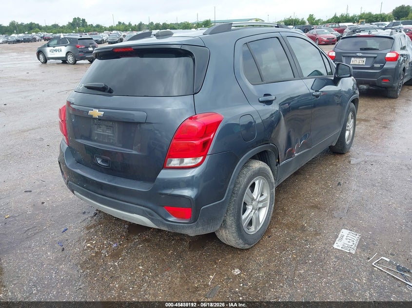 2021 Chevrolet Trax VIN KL7CJLSB6MB304676 IAAI salvage auction — FRONT END, Salvage Title, sold $25 on 2026-07-22 (photo 4)