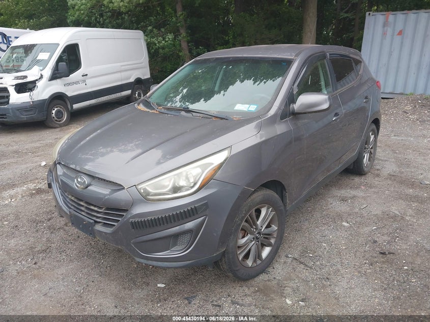 2015 Hyundai Tucson VIN KM8JT3AF8FU982308 IAAI salvage auction — NORMAL WEAR, Clear (New York), sold $725 on 2026-07-21 (photo 2)