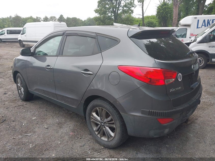 2015 Hyundai Tucson VIN KM8JT3AF8FU982308 IAAI salvage auction — NORMAL WEAR, Clear (New York), sold $725 on 2026-07-21 (photo 3)
