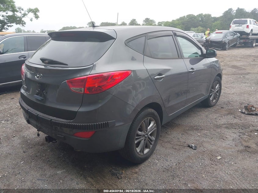 2015 Hyundai Tucson VIN KM8JT3AF8FU982308 IAAI salvage auction — NORMAL WEAR, Clear (New York), sold $725 on 2026-07-21 (photo 4)