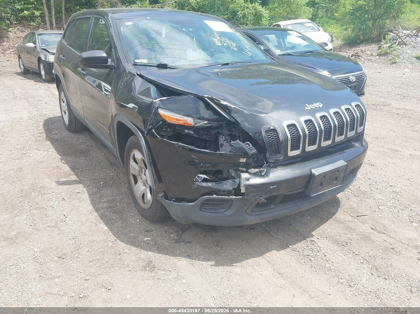 2015 Jeep Cherokee VIN 1C4PJLAB5FW531441 IAAI salvage auction — FRONT END, Salvage Title, sold $450 on 2026-08-03 (photo 6)