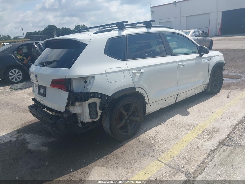 2023 Volkswagen Taos VIN 3VVDX7B2XPM341371 IAAI salvage auction — FRONT & REAR, Clear (Florida), sold $825 on 2026-07-09 (photo 4)