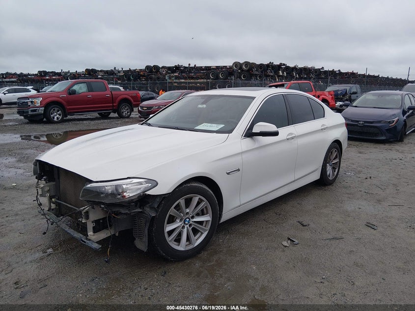 2015 BMW 5er VIN WBA5A5C50FD513920 IAAI salvage auction — FRONT END, Salvage Title, sold $1,500 on 2026-08-14 (photo 6)