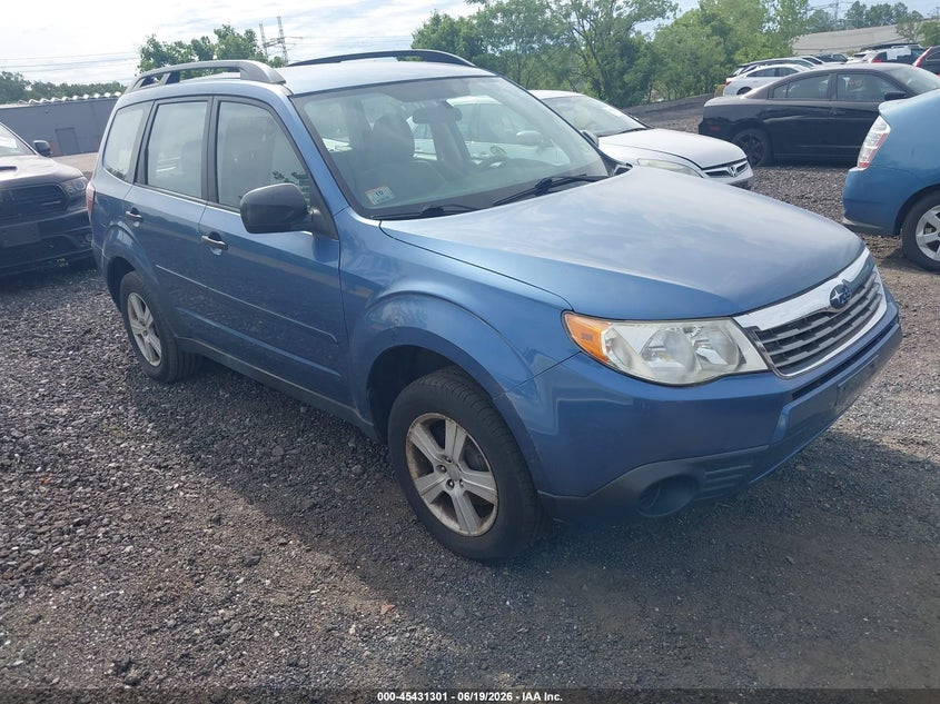 2010 Subaru Forester VIN JF2SH6BC2AH916677 IAAI salvage auction — NORMAL WEAR, Clear (New Jersey), sold $425 on 2026-07-21 (photo 1)
