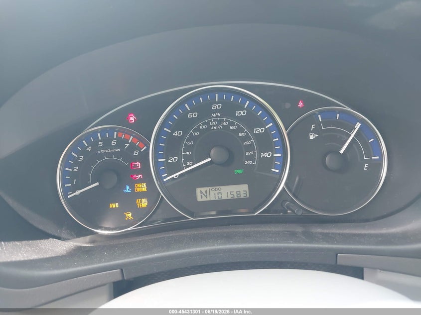 2010 Subaru Forester VIN JF2SH6BC2AH916677 IAAI salvage auction — NORMAL WEAR, Clear (New Jersey), sold $425 on 2026-07-21 (photo 7)