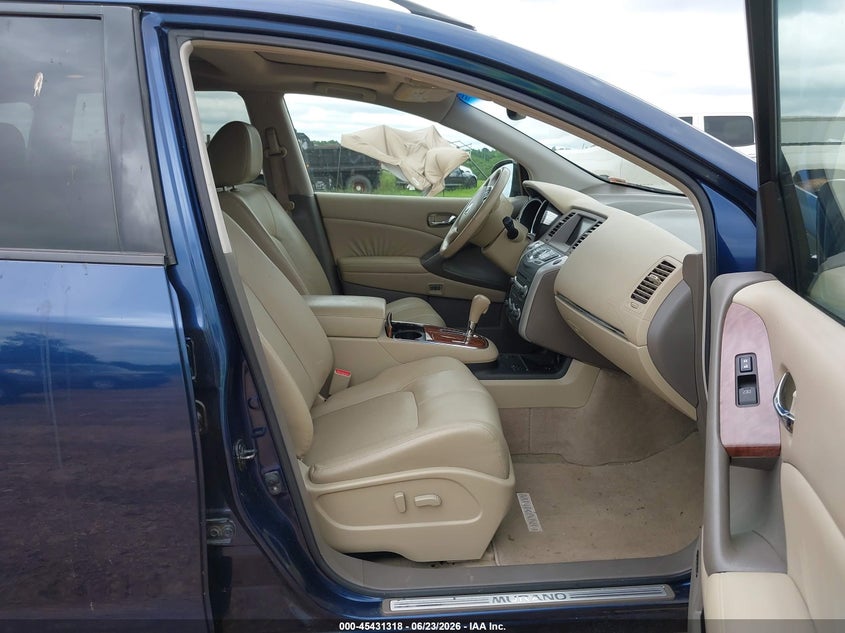 2010 Nissan Murano VIN JN8AZ1MW8AW140024 IAAI salvage auction — HAIL, Clear (Missouri), sold $25 on 2026-07-30 (photo 5)